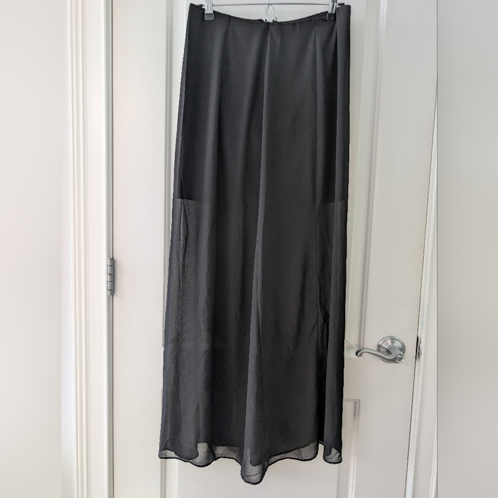 H&M Classic Black Maxi Skirt